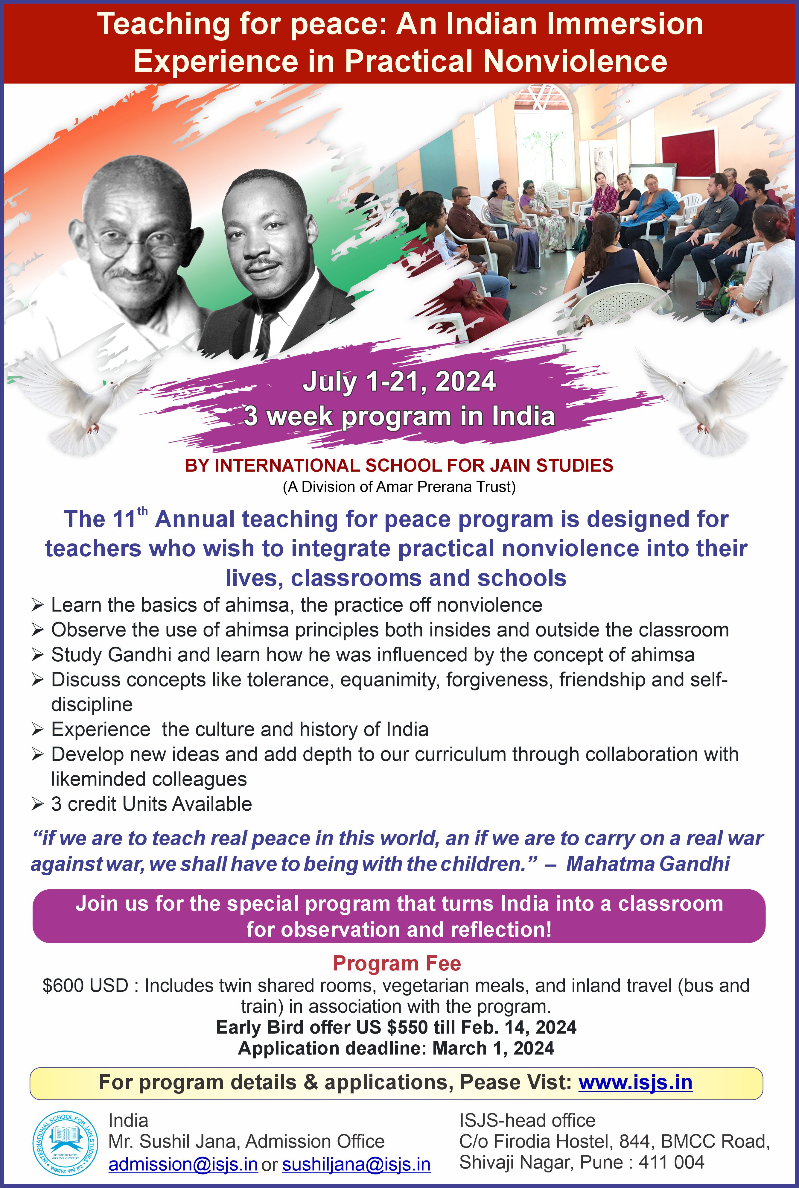 Programs – International School for Jain Studies